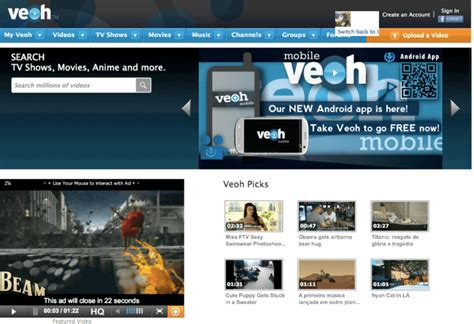 veoh streaming.